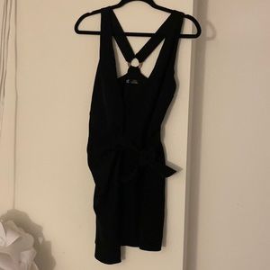 ZARA Trf Collection Womens Size XS Black Wrap Dress